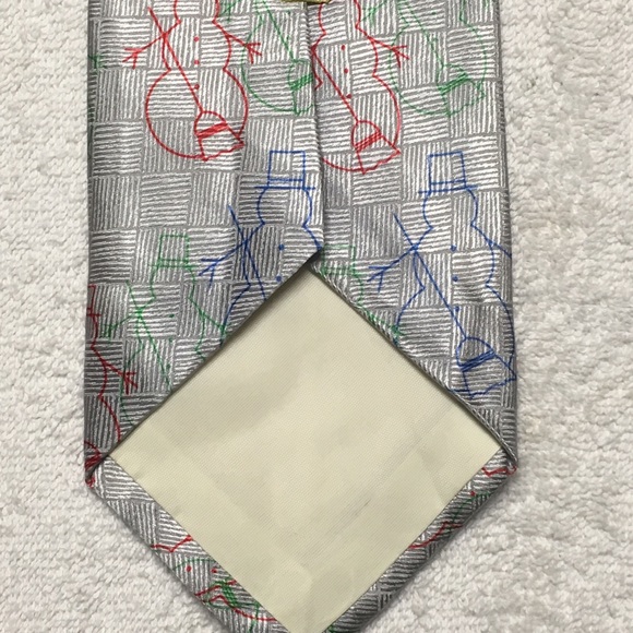 Jos. A. Banks Silver Christmas Snowman Nec… - Picture 3 of 6